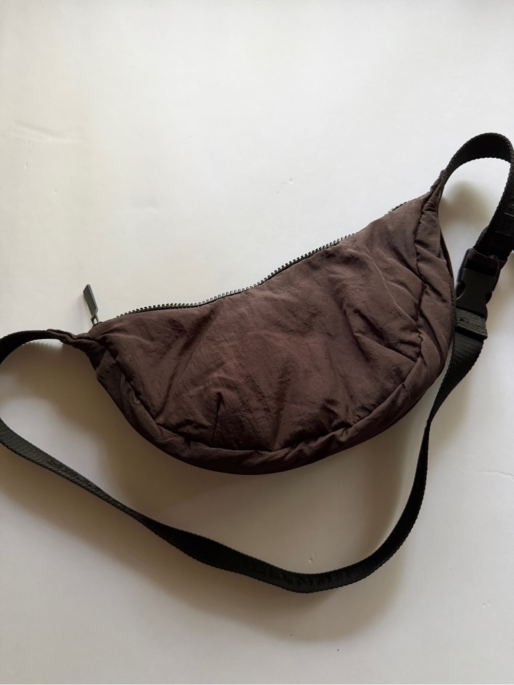 Hunter Essentials Brown Nylon Crossbody Belt Bag